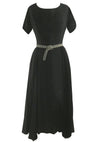 Vintage 1950s Black Lilli Ann Cocktail Dress- New!