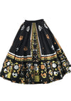 Vintage 1950s Maya de Mexico Hand Painted Skirt- New!