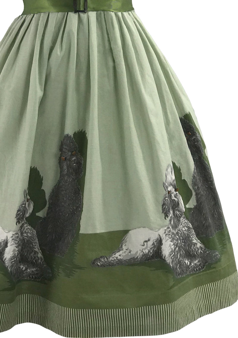 Poodle Print Dress